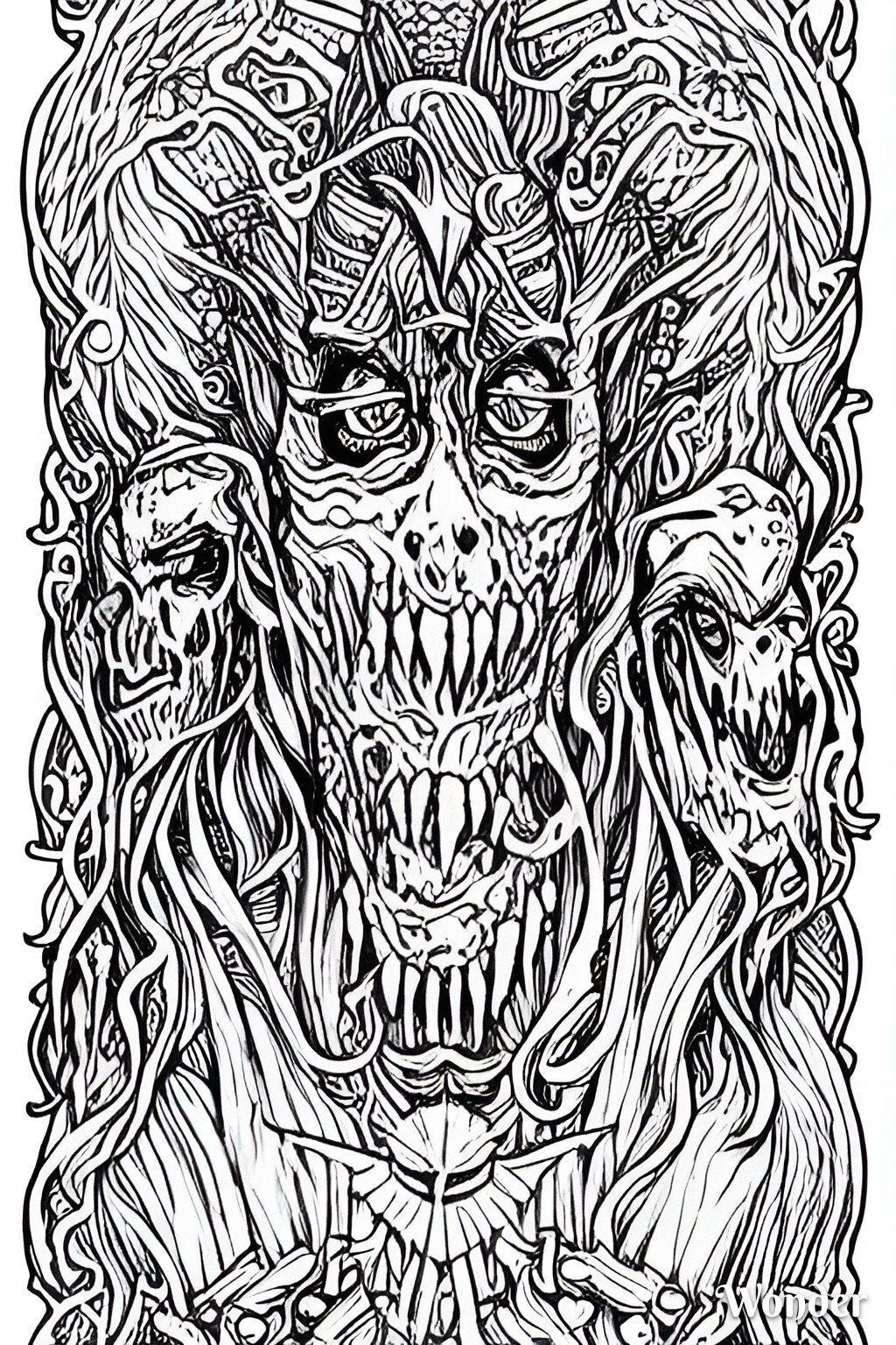 Mythical Coloring Book - Etsy