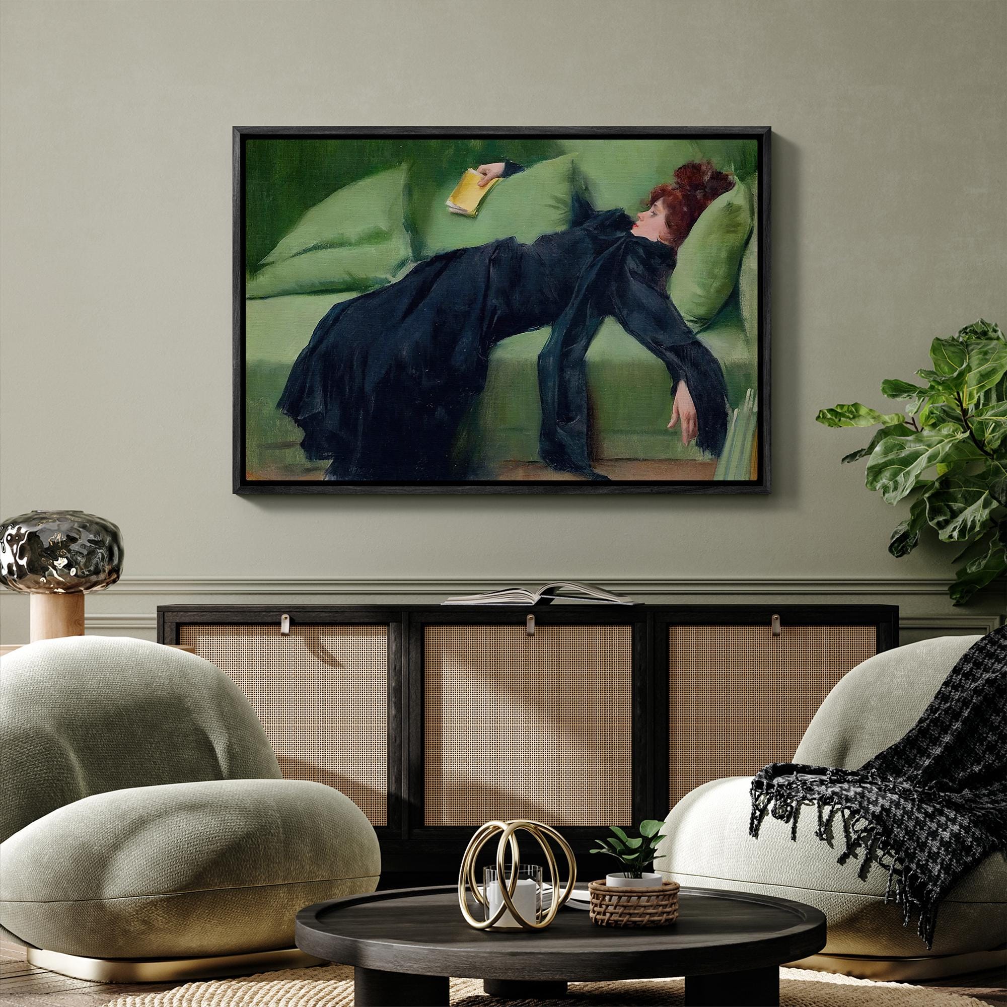Decadent Young Woman Jove Decadent by Ramon Casas Dancing Painting ...