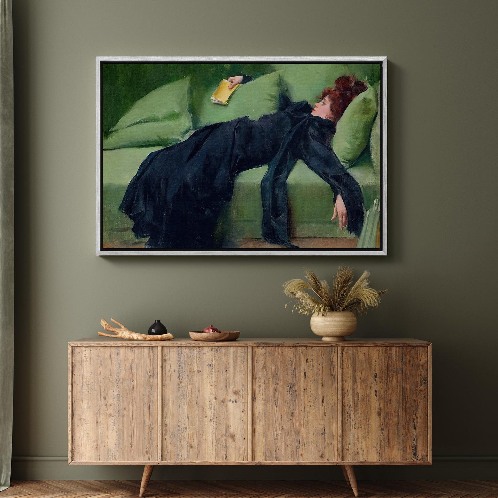 Decadent Young Woman Jove Decadent by Ramon Casas Dancing Painting ...