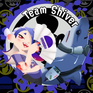 Shiver two-sided acrylic Charm