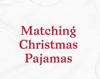 Bijpassende kerst pyjama - jeugd T-shirt