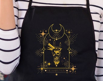The Hairstylist Apron, Hairstylist Tarot Card Apron, Hairdresser Gift, Hair Stylist Gift, Hair Dresser Gift, Beautician Gift, Cosmetologist