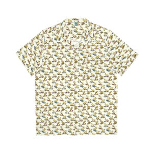 Skateboarding Capybara Men's Hawaiian Shirt, Skateboard Capybara Shirt, Cute Capybara Shirt, Capybara Lovers, Funny Capybara Shirt For Men image 7