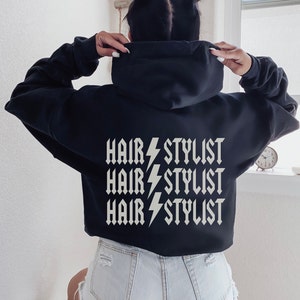 Hairstylist Hoodie, Hairstylist 3x, Gift For New Hairstylist, Gift For Color Specialist, Cut Specialist Gift, Beautician Gift, Unisex