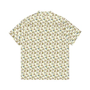 Skateboarding Capybara Men's Hawaiian Shirt, Skateboard Capybara Shirt, Cute Capybara Shirt, Capybara Lovers, Funny Capybara Shirt For Men image 5