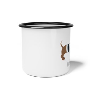Franse Weenie Dog Email Camp Cup, Bont Ouder Mok, Hond Mama Mok, Hond Papa Cadeau, Grappige Hond Mok, Wiener Hond Mok, Hond Moeder Mok, Teckel Moeder Mok afbeelding 3