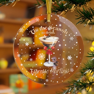 Décoration de martini expresso, décoration pour buveur de martini, cadeau de décoration pour buveur, décoration de martini pour ami, buveur de martini expresso
