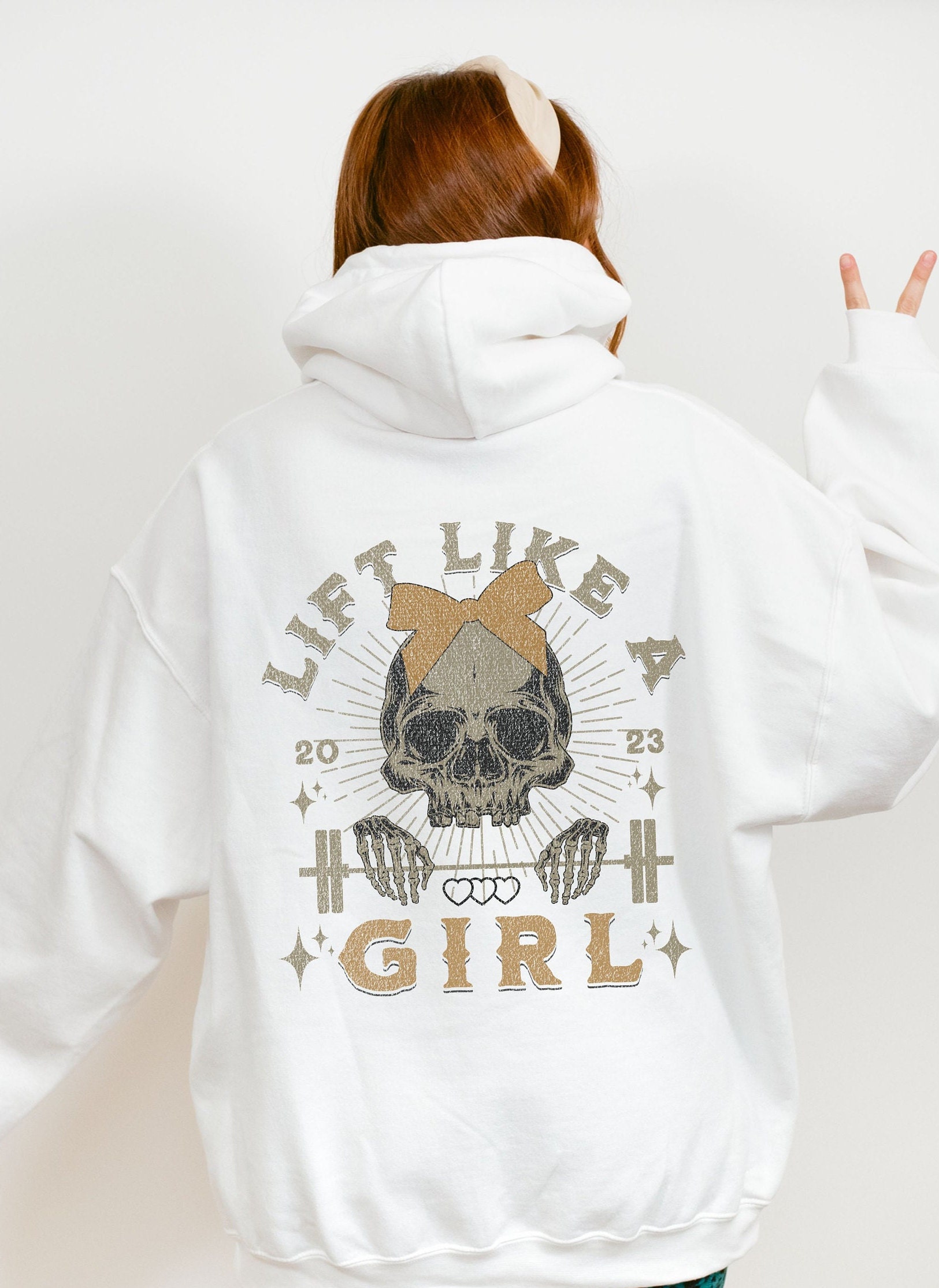 Lift Like A Girl Hoodie, Funny Gym Hoodie for Gym Rat Gift, Gym 