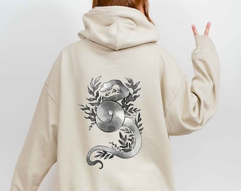 Schlange Knoten Hoodie, Witchy Schlange Hoodie, Schlange Mama Geschenk, Naturliebhaber Hoodie, Witchy Vibes, Schlangensammler Geburtstagsgeschenk, Reptil Geschenk