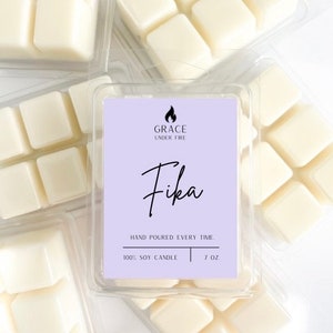 Fika Wachs Melt, 100% Sojawachs, handgemacht, duftende Wachs Melts, ungiftige Öle, 3 oz