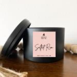 Salted Rim | Wood Wick Soy Candle, Non-Toxic and Clean Burning Hand Made Candle