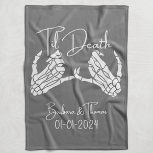 Personalisierte Paare Decke, Valentinstag Decke für Freund Freundin Frau Mann, benutzerdefinierte Name Paar Decke Geschenk