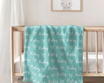 Personalized Girl Blanket, Blanket for daughter, Blanket with name, Nursery Blanket Girl, Baby Shower Gift