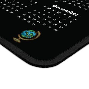 2025 Custom Desk Calendar Mouse Pad for Teachers, Custom Mousepad