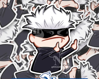 Satoru Gojo Sticker | JJK Stickers | Funny Anime Stickers | Gifts for Anime Fans