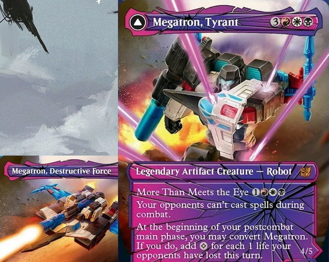 Megatron, Tyrant TRANSFORMERS Commander Deck Magic MTG Readytoplay
