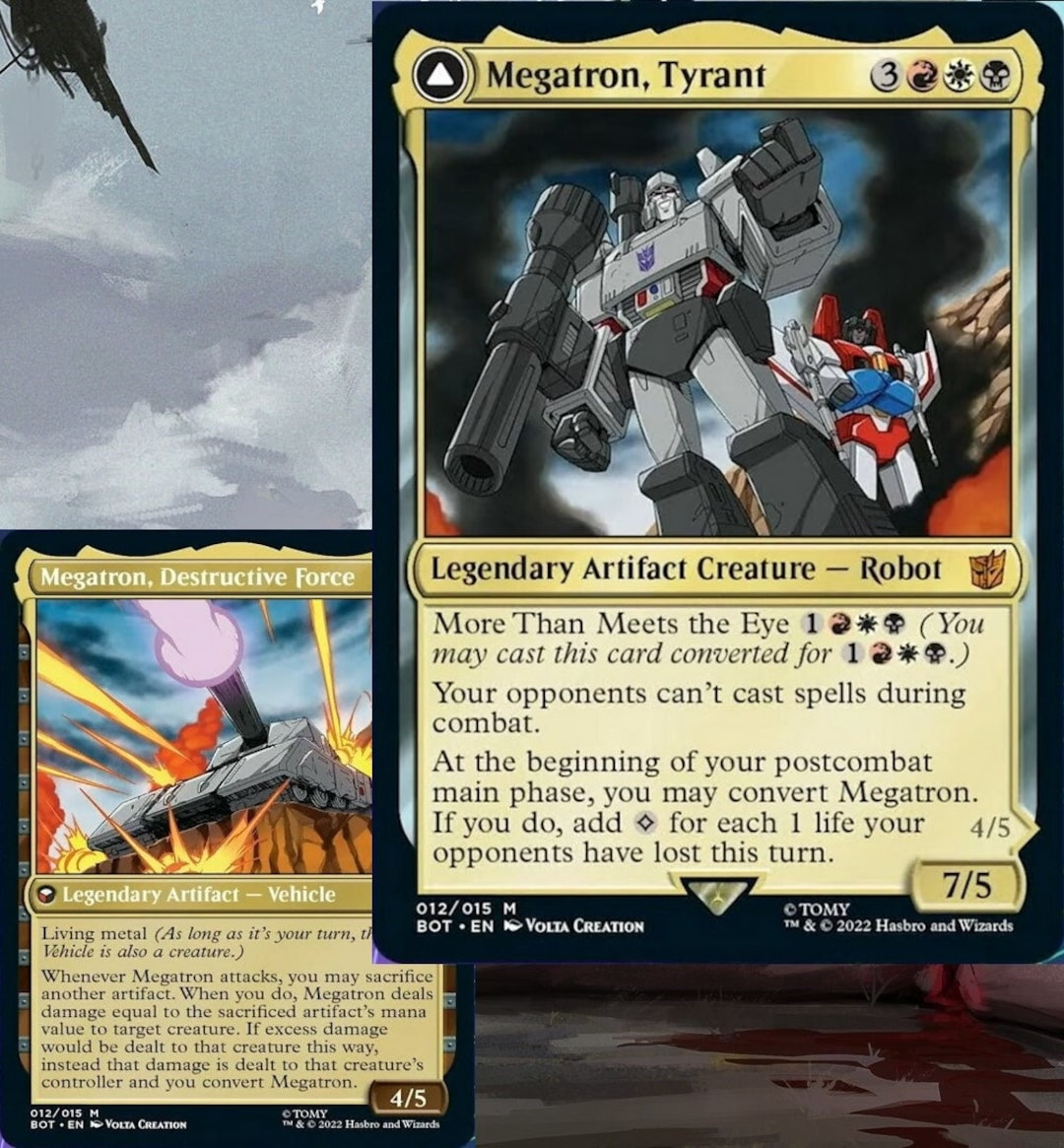 Megatron, Tyrant TRANSFORMERS Commander Deck Magic MTG Readytoplay