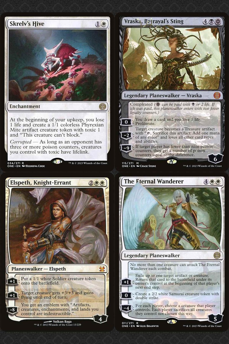 Atraxa, Praetors Voice Toxic Infect Commander Deck Magic MTG Readyto