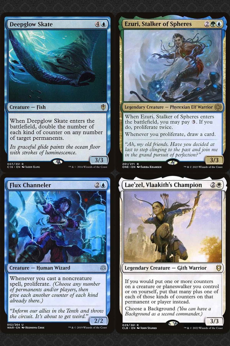 Atraxa Praetors Voice Planeswalker Commander Deck Magic MTG Etsy