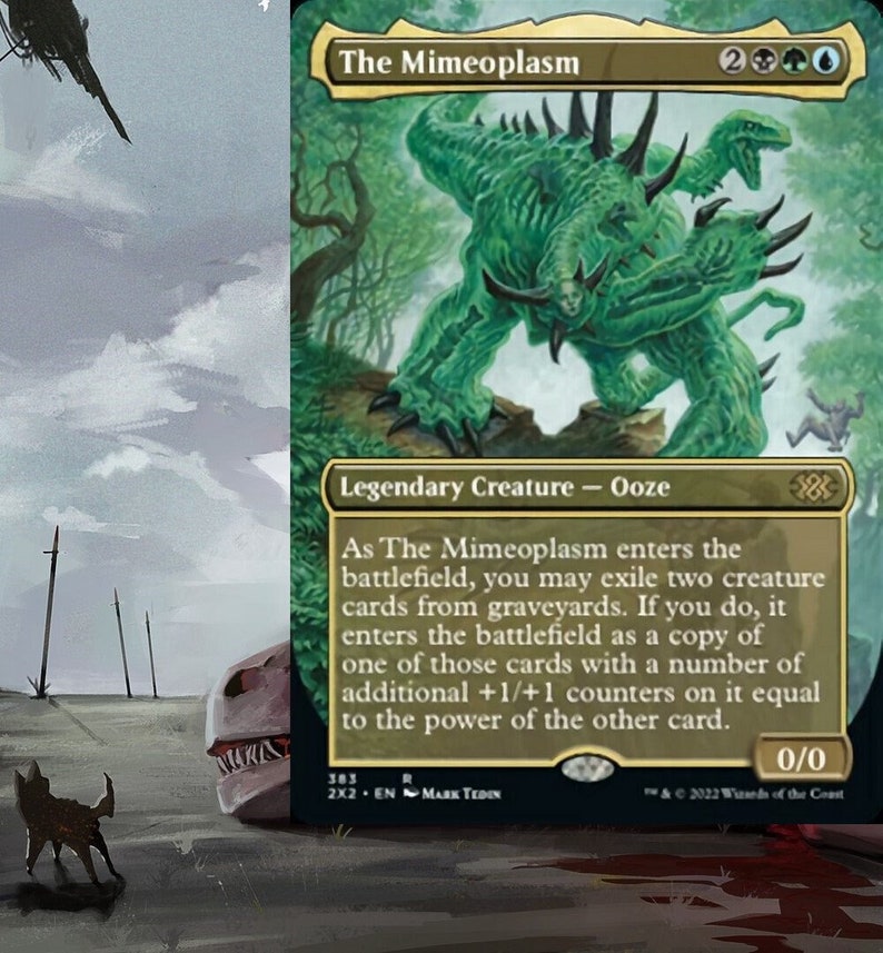 the-mimeoplasm-commander-deck-edh-ready-to-play-mtg-magic-etsy