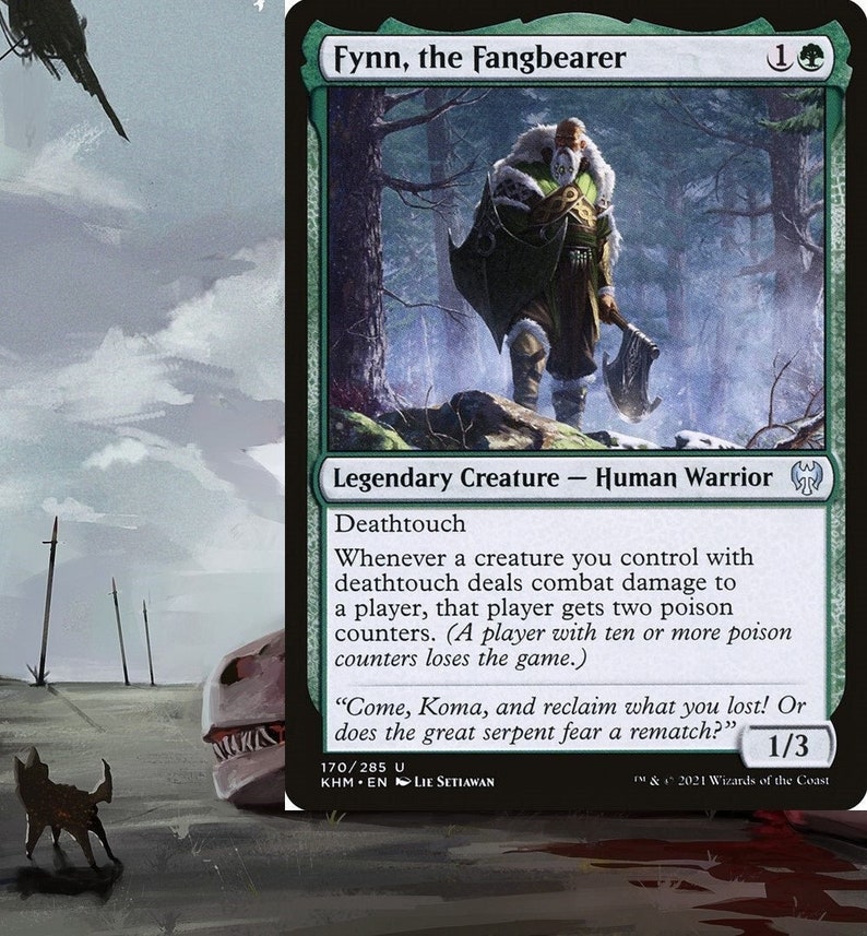 mtg fynn the fangbearer commander deck Future Card Spotlight Fynn, that player gets two poison counters Fynn the Fangbearer EDH Deck