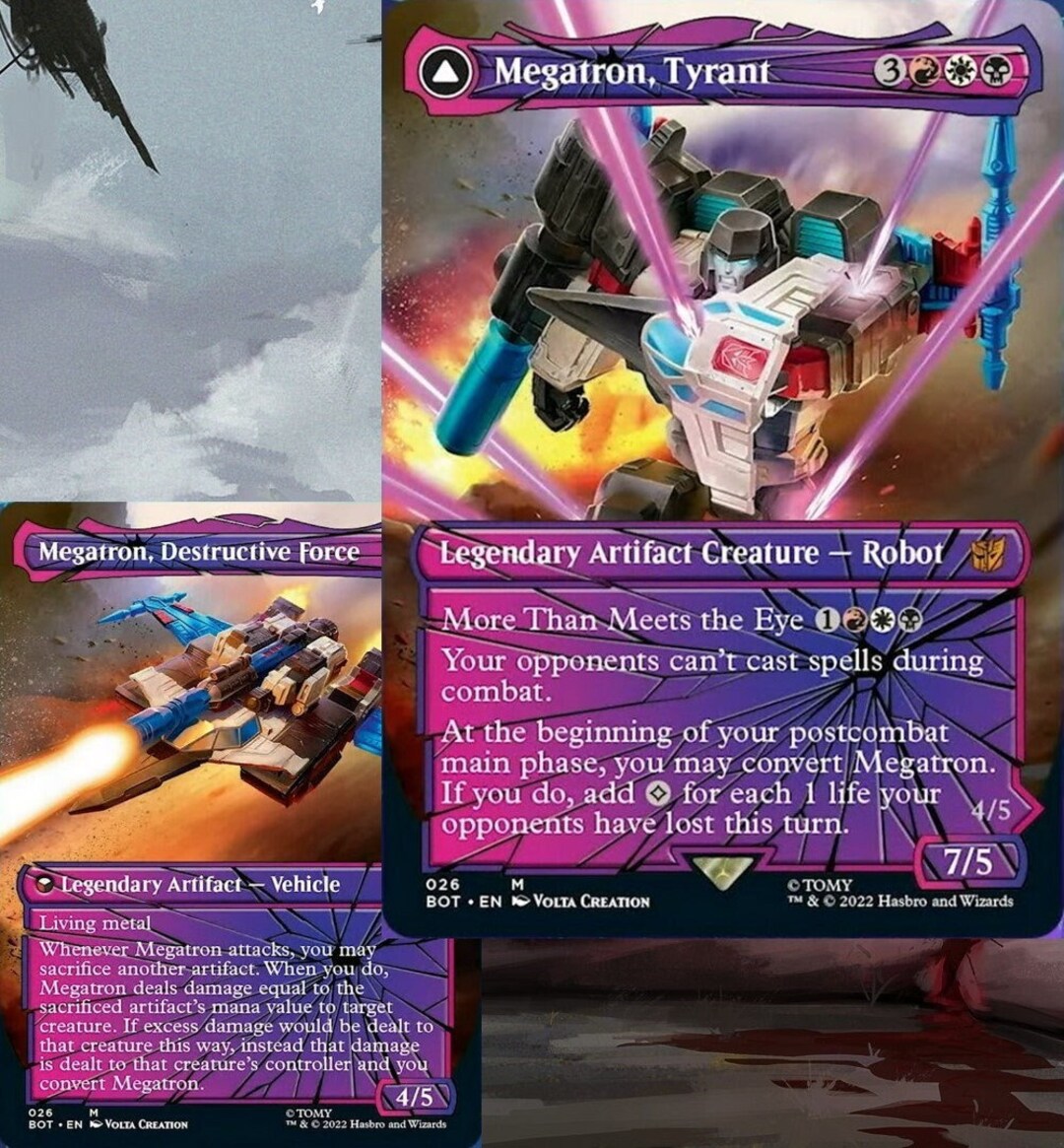 Megatron, Tyrant TRANSFORMERS Commander Deck Magic MTG Readytoplay