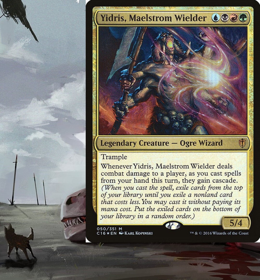 Yidris, Maelstrom Wielder Commander Deck Cascade EDH Magic Cards MTG