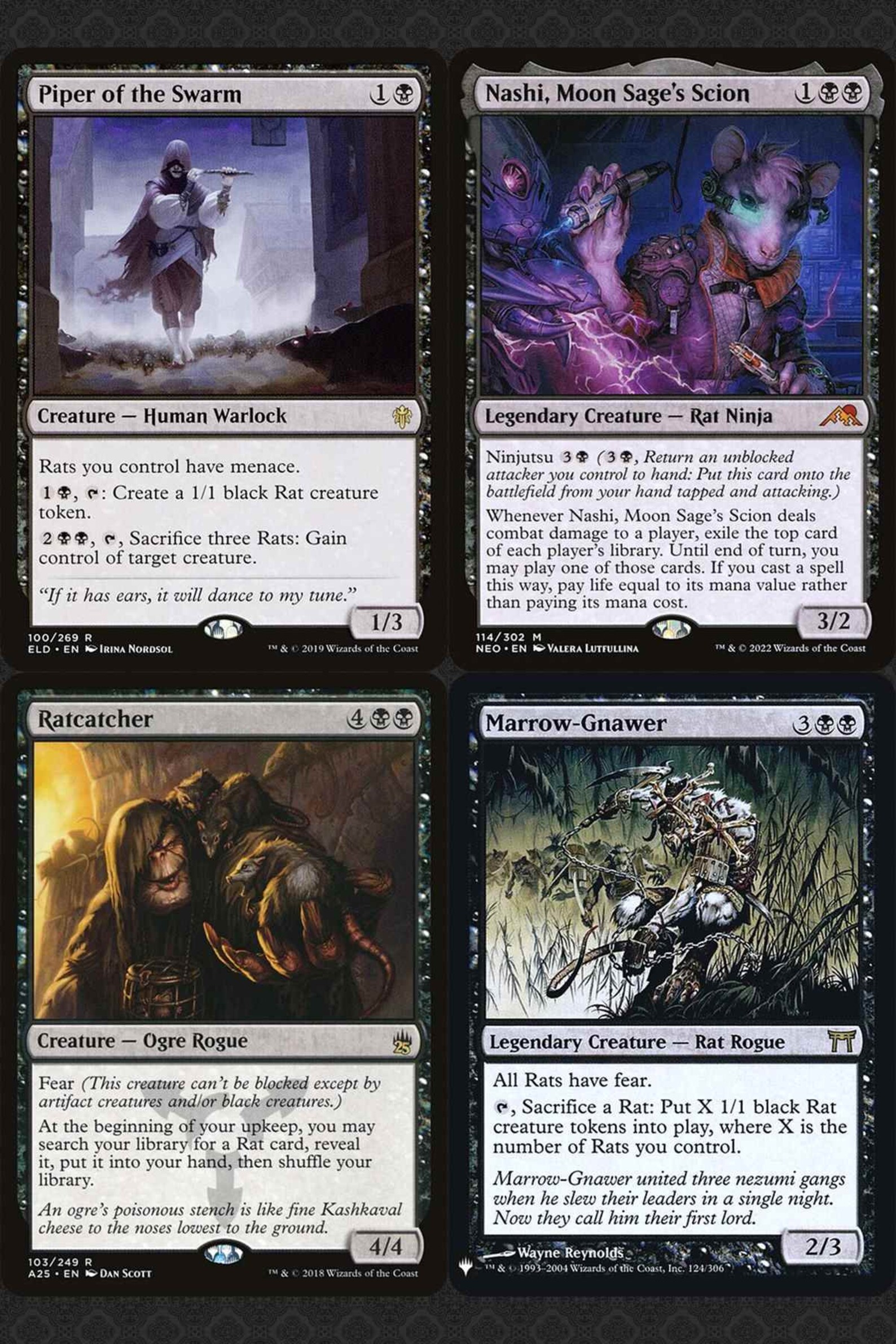 Karumonix, the Rat King Commander Deck RATS EDH Readytoplay Infect Toxic Magic the Gathering