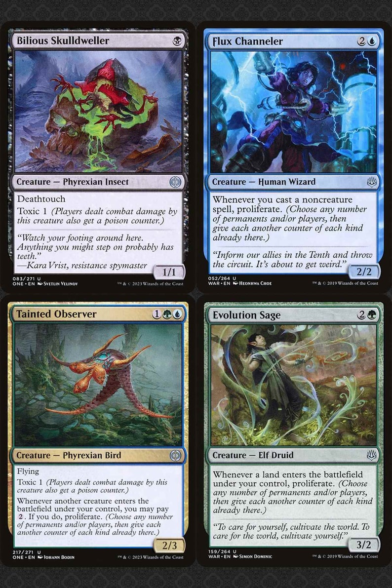 Atraxa, Praetors Voice Toxic Infect Commander Deck Magic MTG Readyto