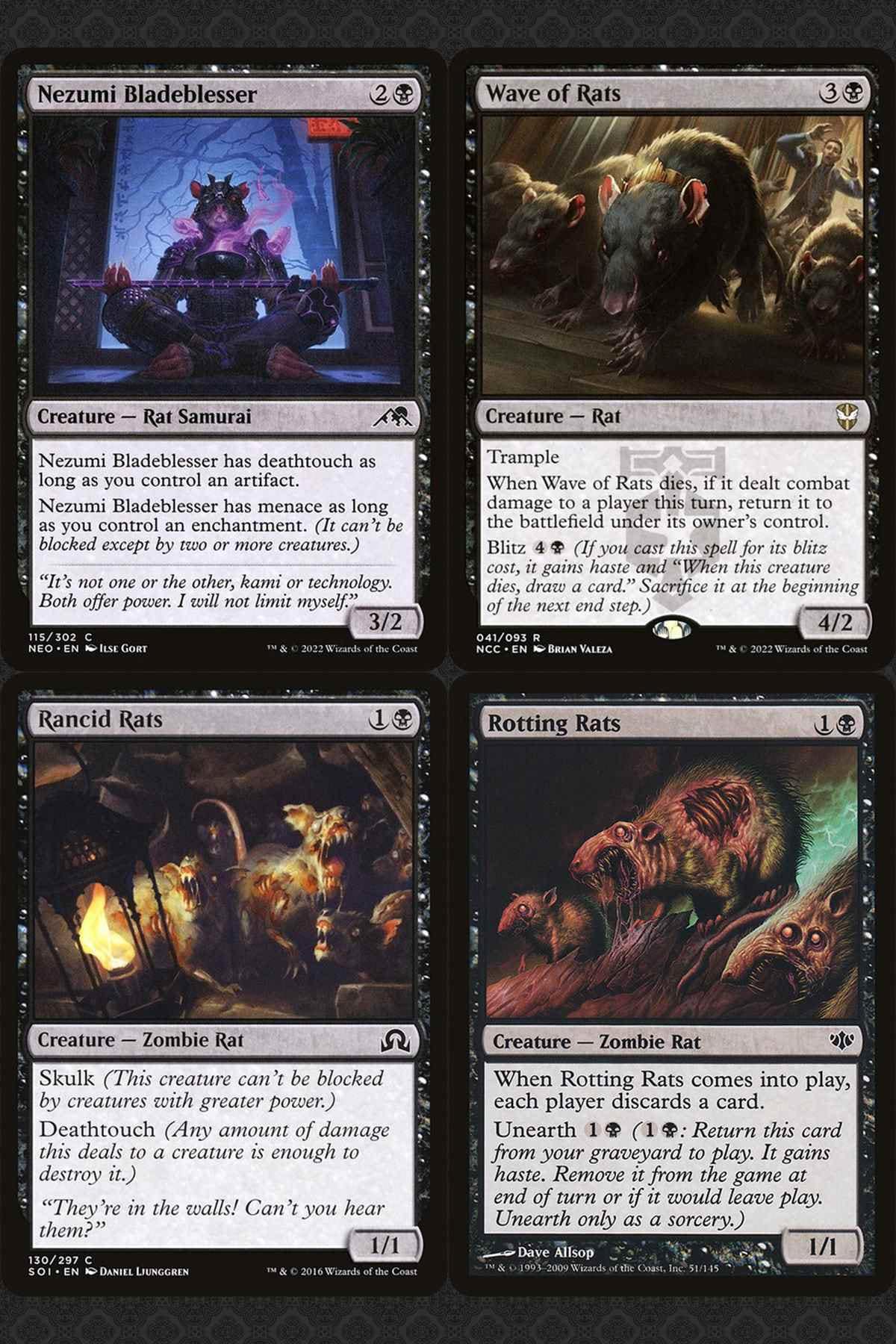 Karumonix, the Rat King Commander Deck RATS EDH Readytoplay Infect Toxic Magic the Gathering