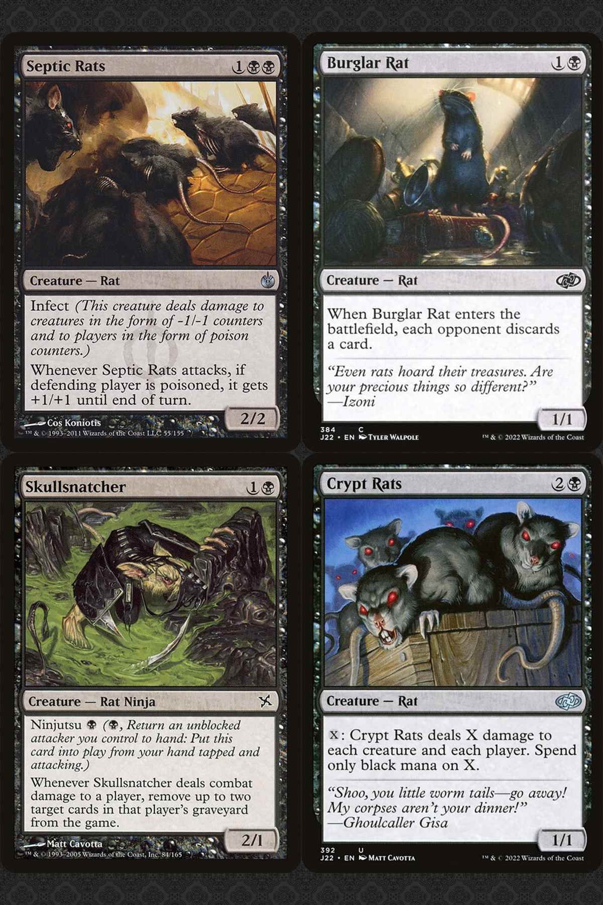 Karumonix, the Rat King Commander Deck RATS EDH Readytoplay Infect Toxic Magic the Gathering
