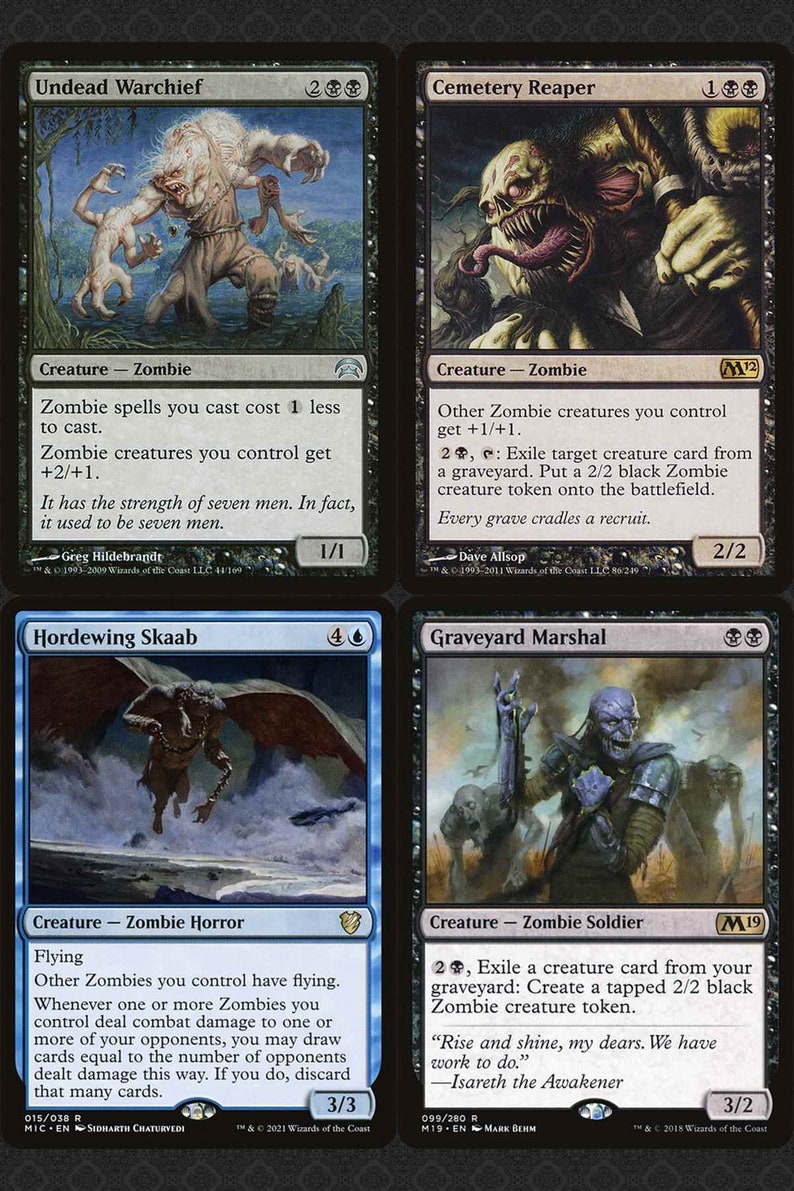 The Scarab God ZOMBIES Commander Deck Magic MTG Readytoplay 100 Cards