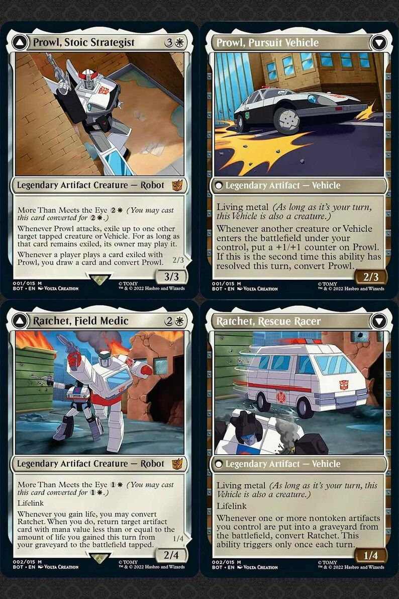 Optimus Prime, Hero TRANSFORMERS Vehicles Commander Deck Magic MTG