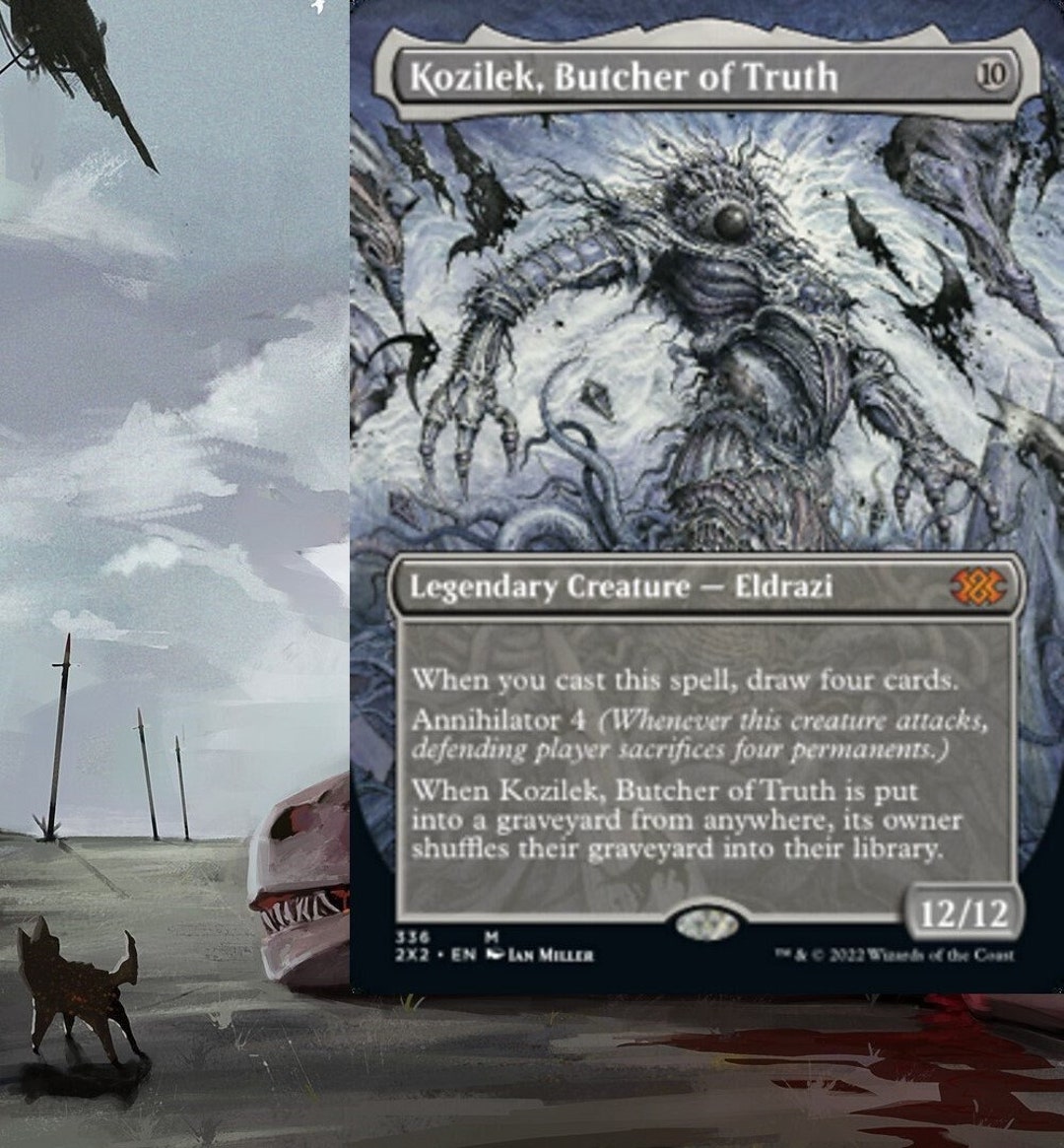 Kozilek Butcher of Truth Commander Deck ELDRAZI EDH Etsy