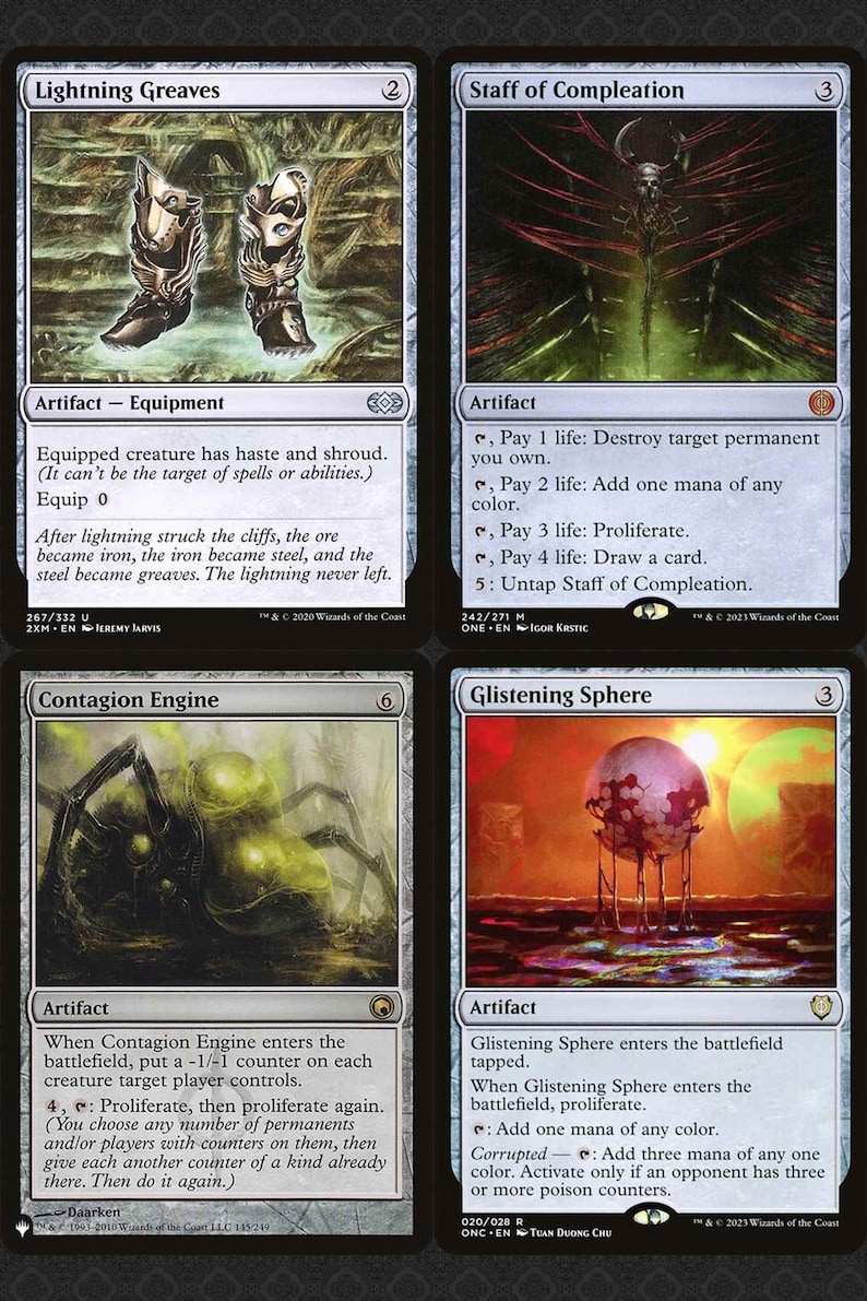 Atraxa, Praetors Voice Toxic Infect Commander Deck Magic MTG Readyto