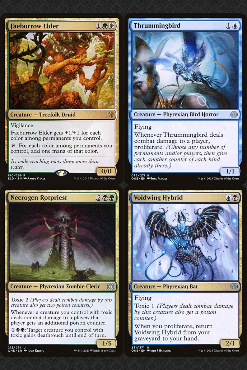 Atraxa, Praetors Voice Toxic Infect Commander Deck Magic MTG Readyto