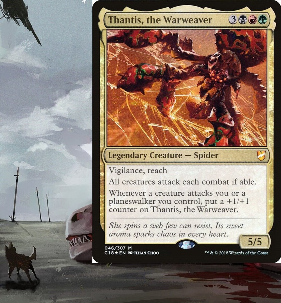 Thantis, the Warweaver SPIDERS Jund Commander Deck EDH MTG Magic Ready