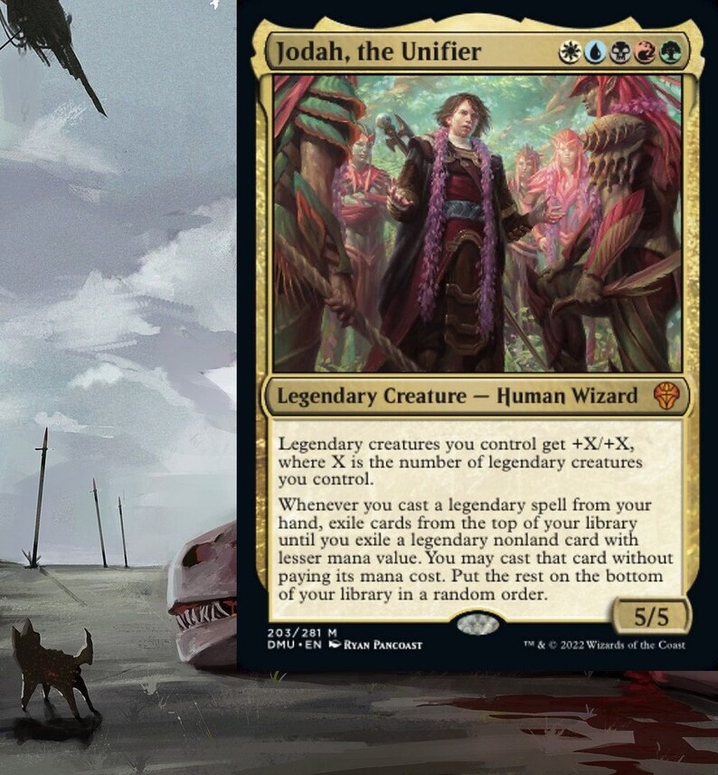Jodah, the Unifier LEGENDS Commander Deck MTG EDH Readytoplay Etsy