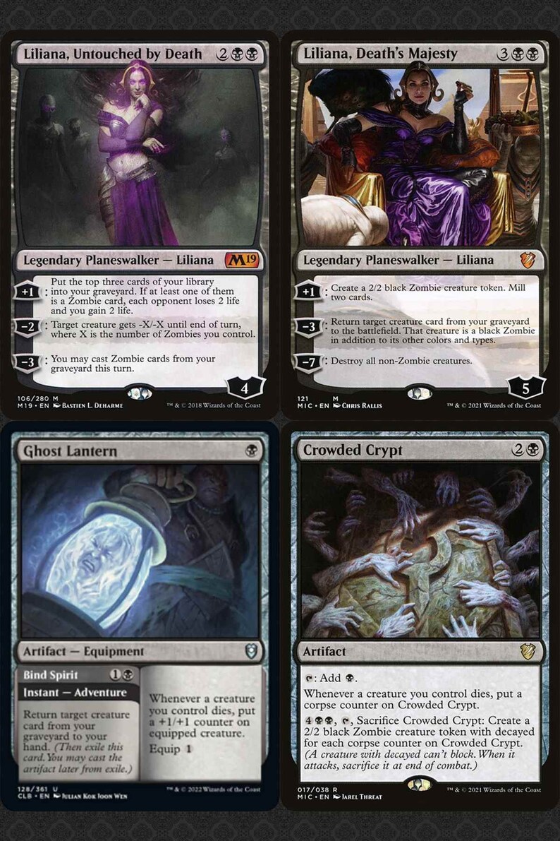 The Scarab God ZOMBIES Commander Deck Magic MTG Readytoplay 100 Cards