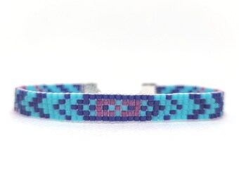 Pulsera de cuentas de semillas Miyuki - Joyería bohemia colorida