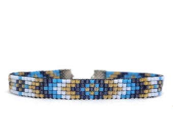 Pulsera Boho Miyuki con Cuentas de Semillas, Diseño Tejido Boho