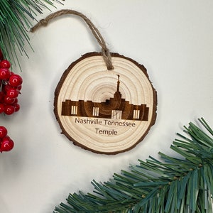 Nashville Tennessee Temple - LDS Temple Ornament - Personalize