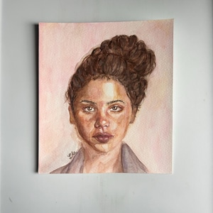 Original Watercolor Painting - 7 x 8 inches (watercolor on paper)