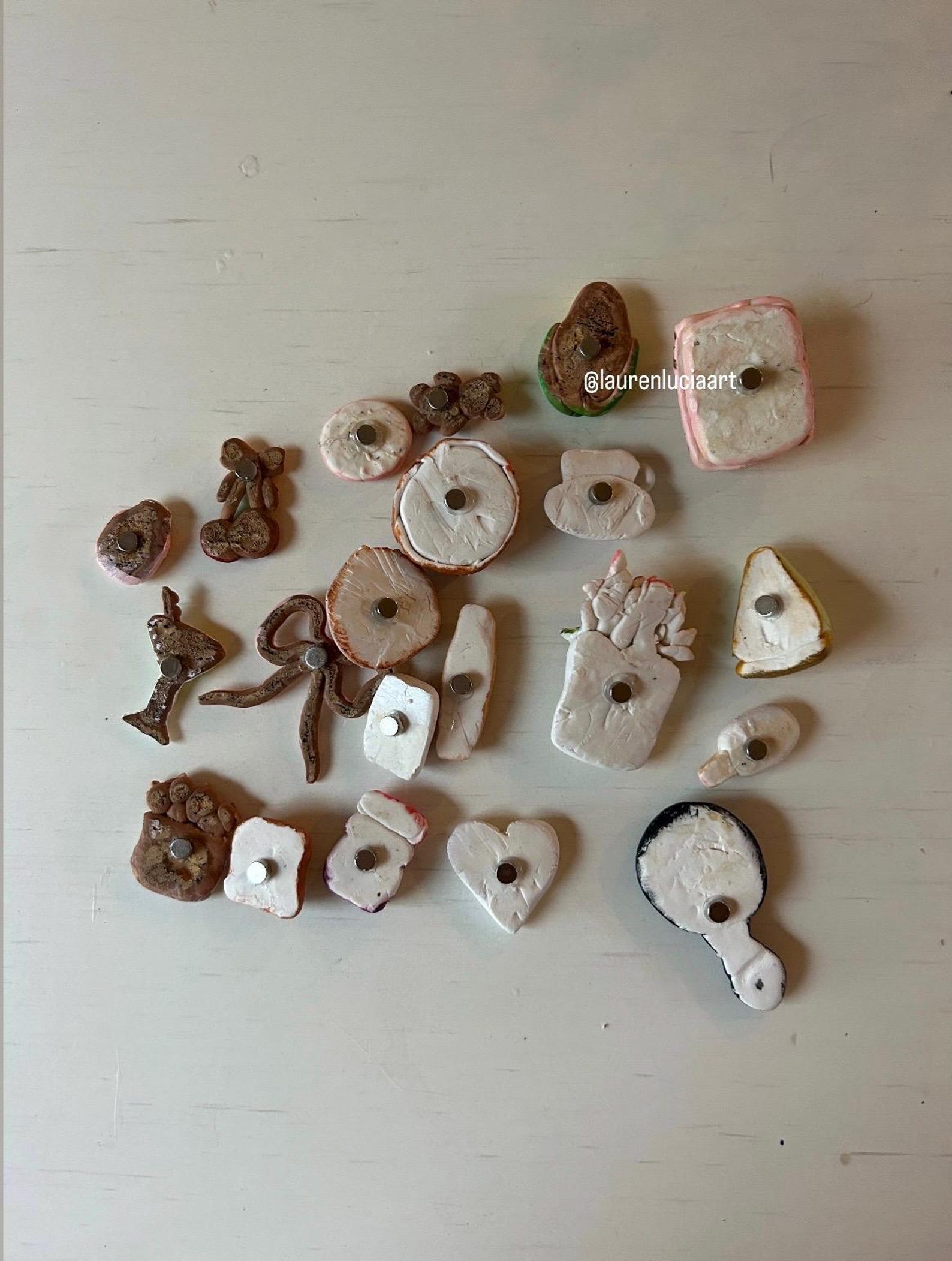 Cute Mini Clay Magnets - Handmade - Pack of 21 - Etsy