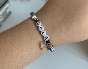 Pulsera apilable Stonegirl Ninjago Cole - Joyería hecha a mano para fans