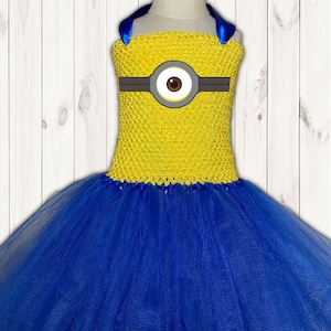 minion theme party dress Minion Outfit, Despicable Me Outfit , Birthday Outfit , 1st Birthday Outfit  , Minion Shoes