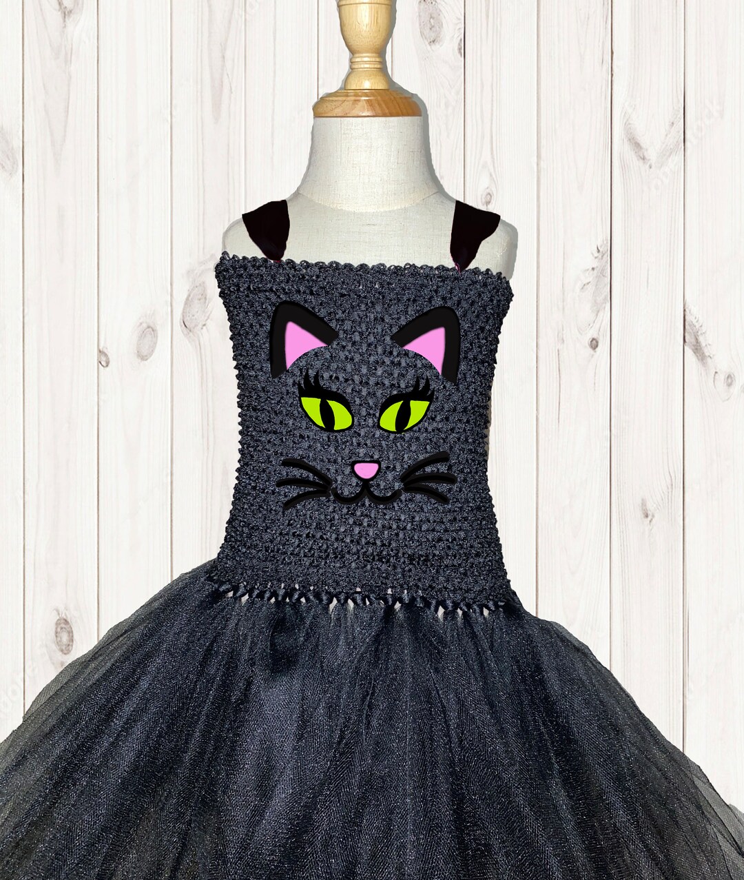 Cat Tutu Black With Tail Adult Costume Female main image 0