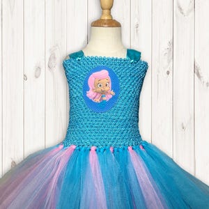 Bubble Guppies Molly Halloween Costume Tutu Dress with Cotton Lined Top