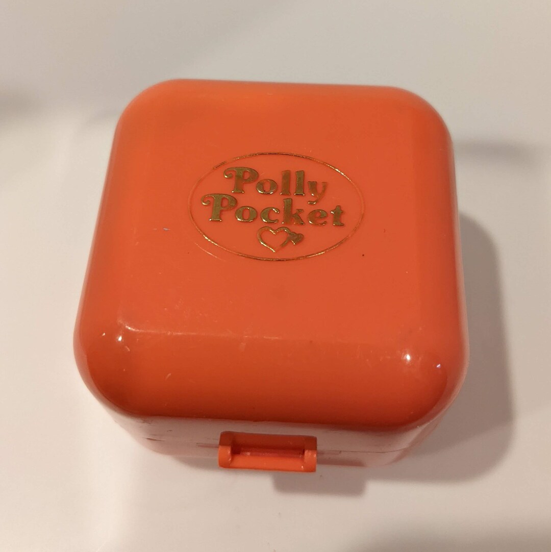 POLLY POCKET PRETTY picture locket médaillon coeur version Quick 1991 bluebird EUR 27,99 - FR