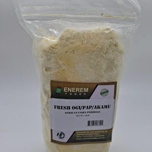 Enerem Ogi / Akamu / Fresh Raw Pap 4lb